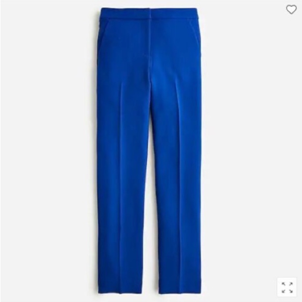 NWT J Crew Kate Straight Leg Pant Blue